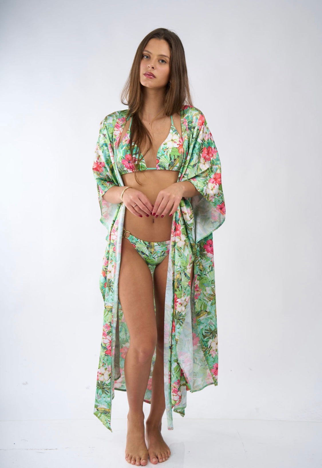 Kimono Verde Aqua