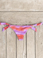 Bikini Strapless Naranja Rosa Caramelo