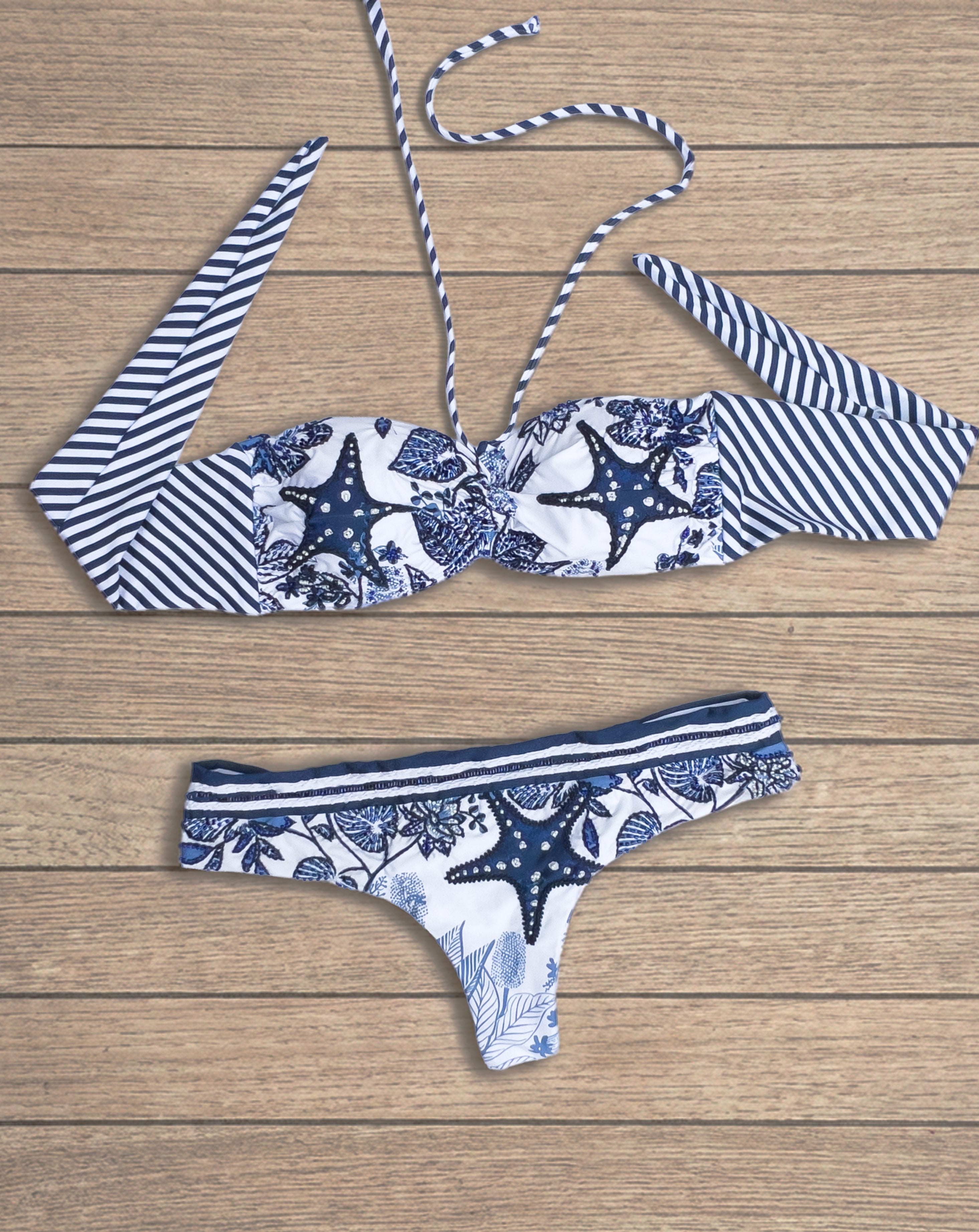 Bikini Strapless Estrella de Mar